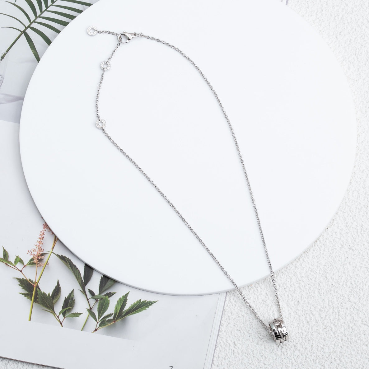 [BloomBling]PARENTESI NECKLACE SILVER