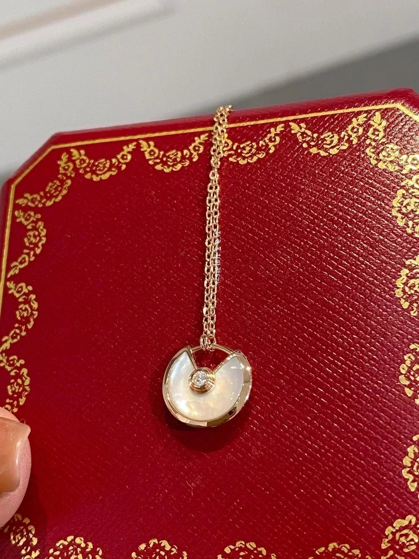 [BloomBling]AMULETTE ROSE GOLD MOP NECKLACE