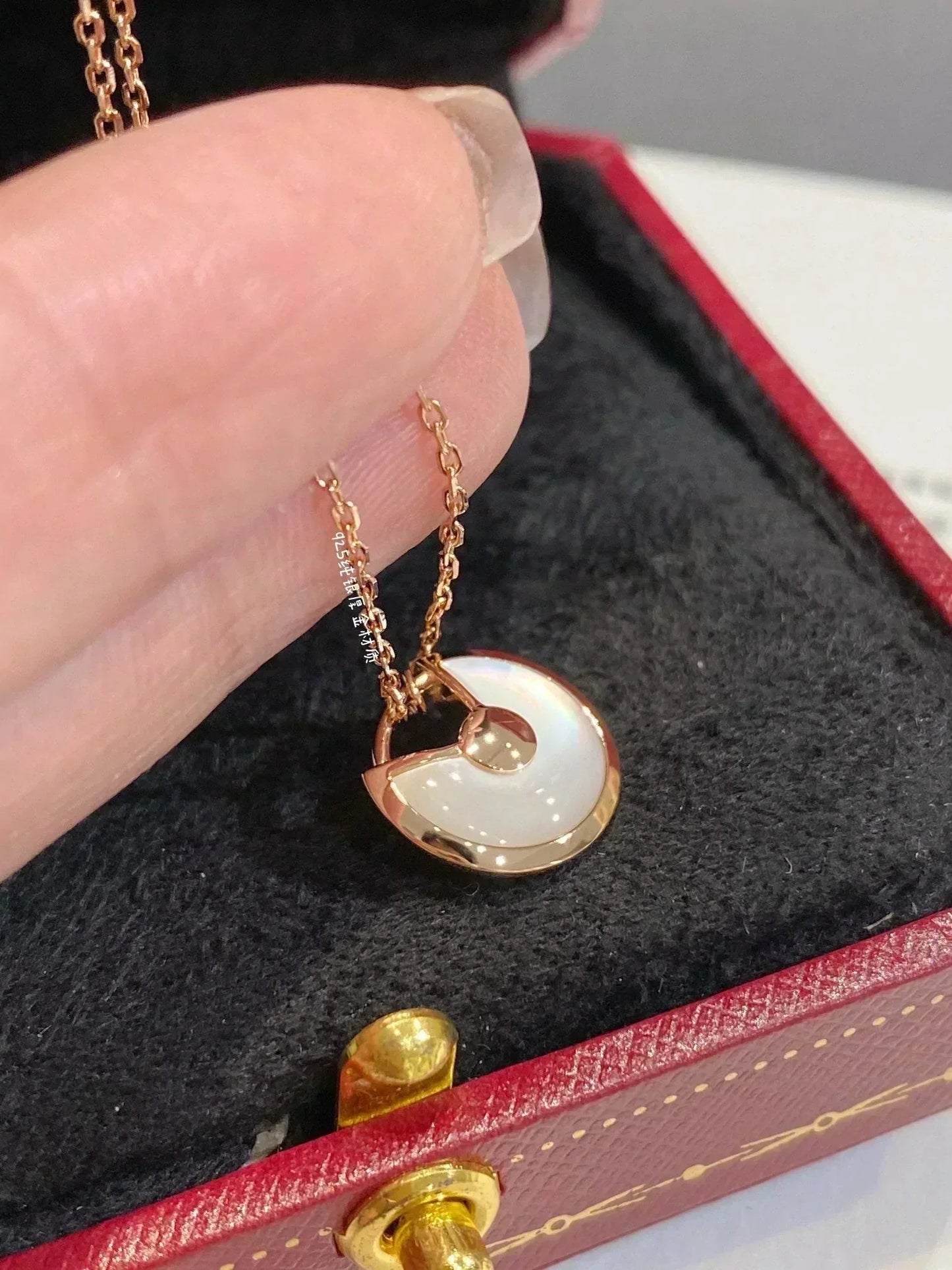 [BloomBling]AMULETTE ROSE GOLD MOP NECKLACE