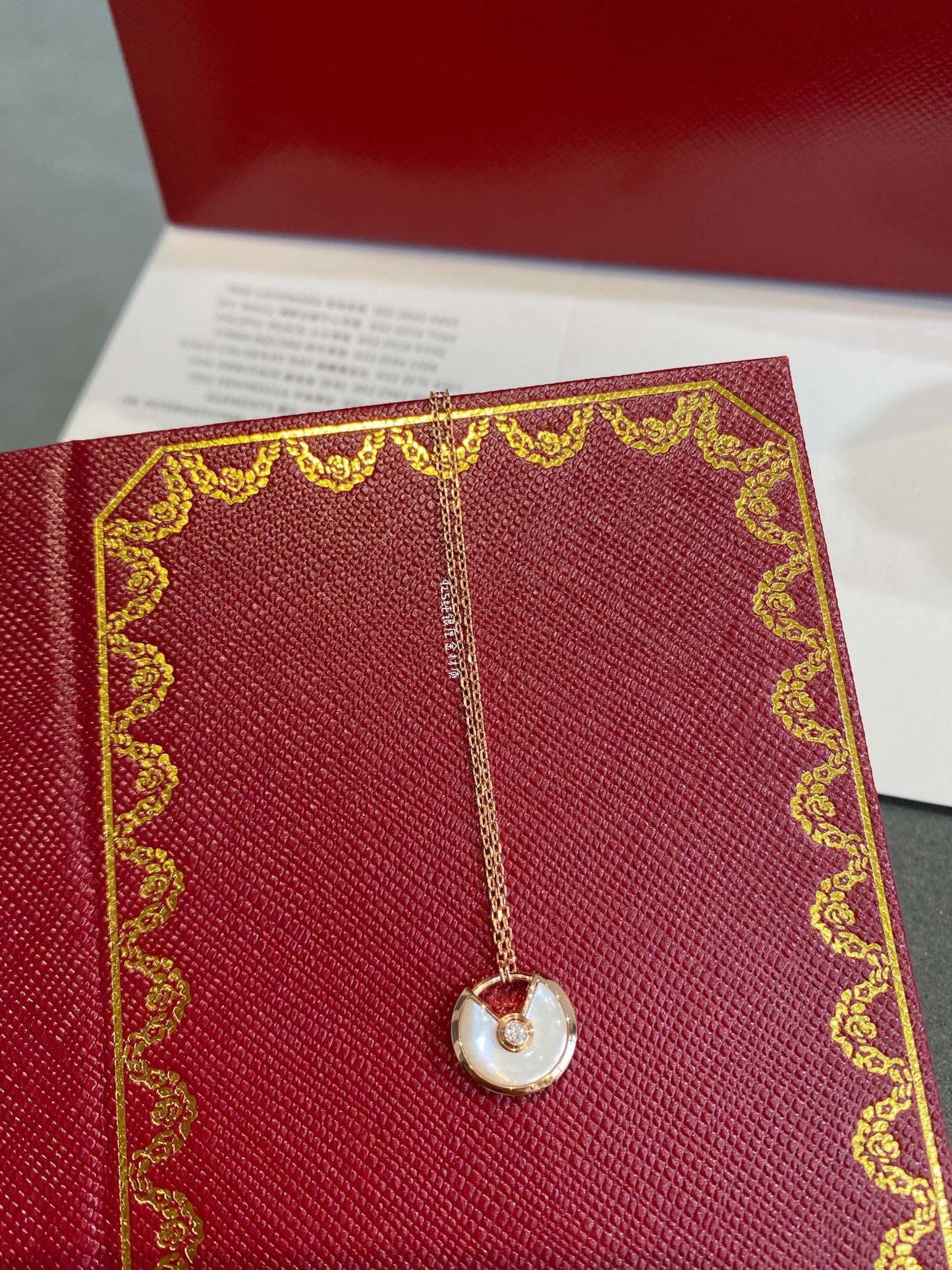 [BloomBling]AMULETTE ROSE GOLD MOP NECKLACE