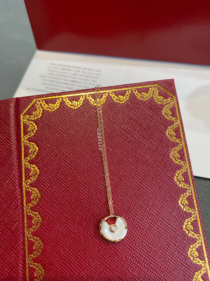 [BloomBling]AMULETTE ROSE GOLD MOP NECKLACE