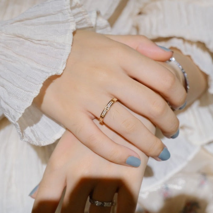 [BloomBling]LOVE RING 2.65MM DIAMOND