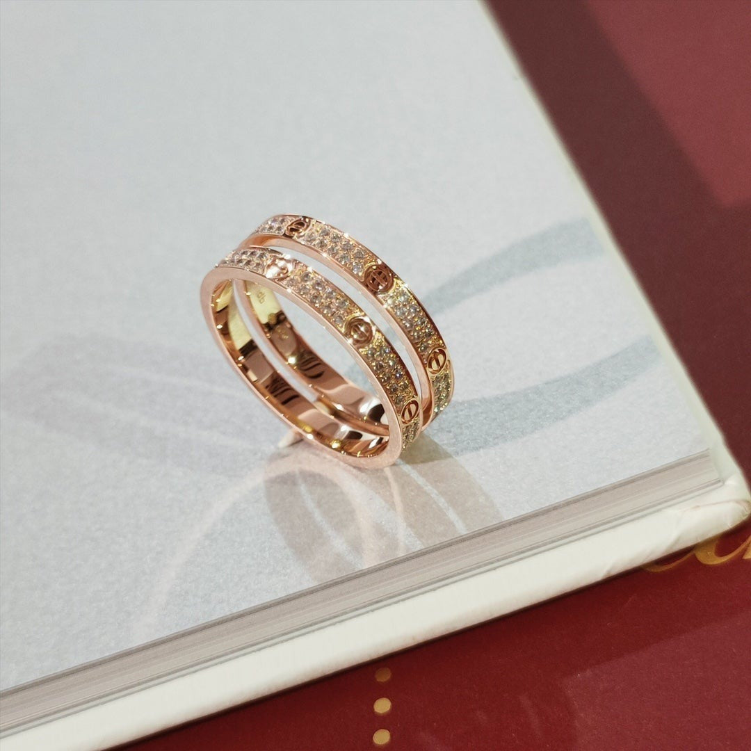 [BloomBling]LOVE RING 2.65MM DIAMOND
