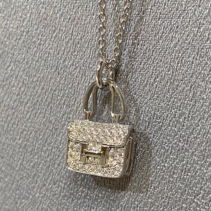 [BloomBling]CONSTANCE PEDANT DIAMOND NECKLACE