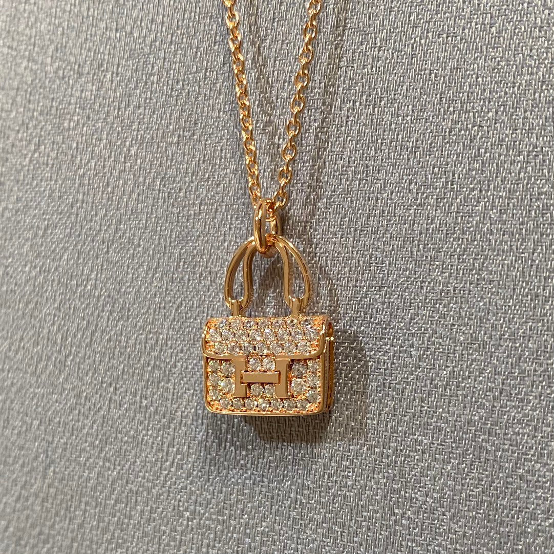 [BloomBling]CONSTANCE PEDANT DIAMOND NECKLACE