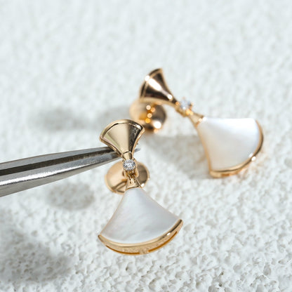 [BloomBling]DREAM MOP PINK GOLD EARRINGS