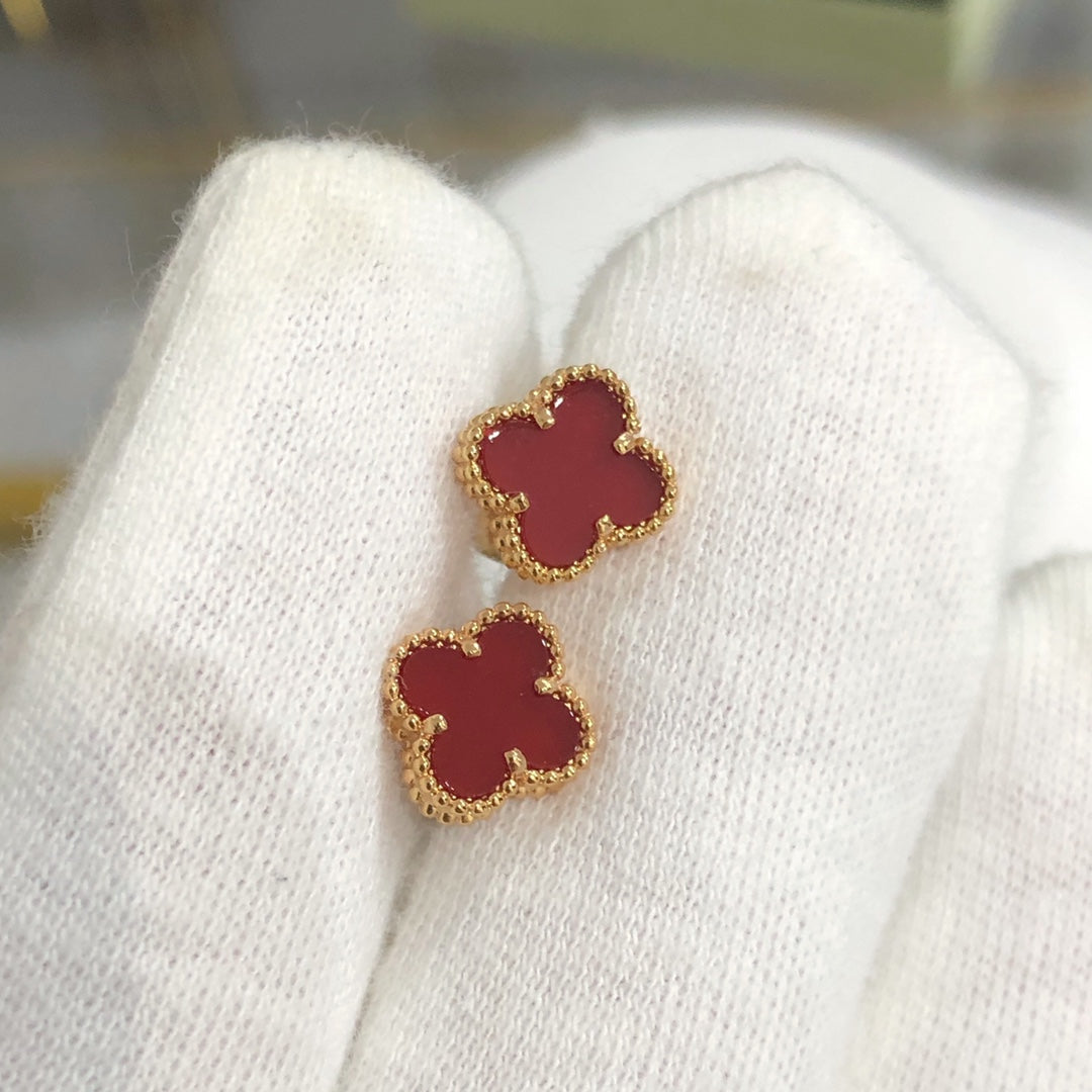 [BloomBling]CLOVER MINI GOLD EARRINGS