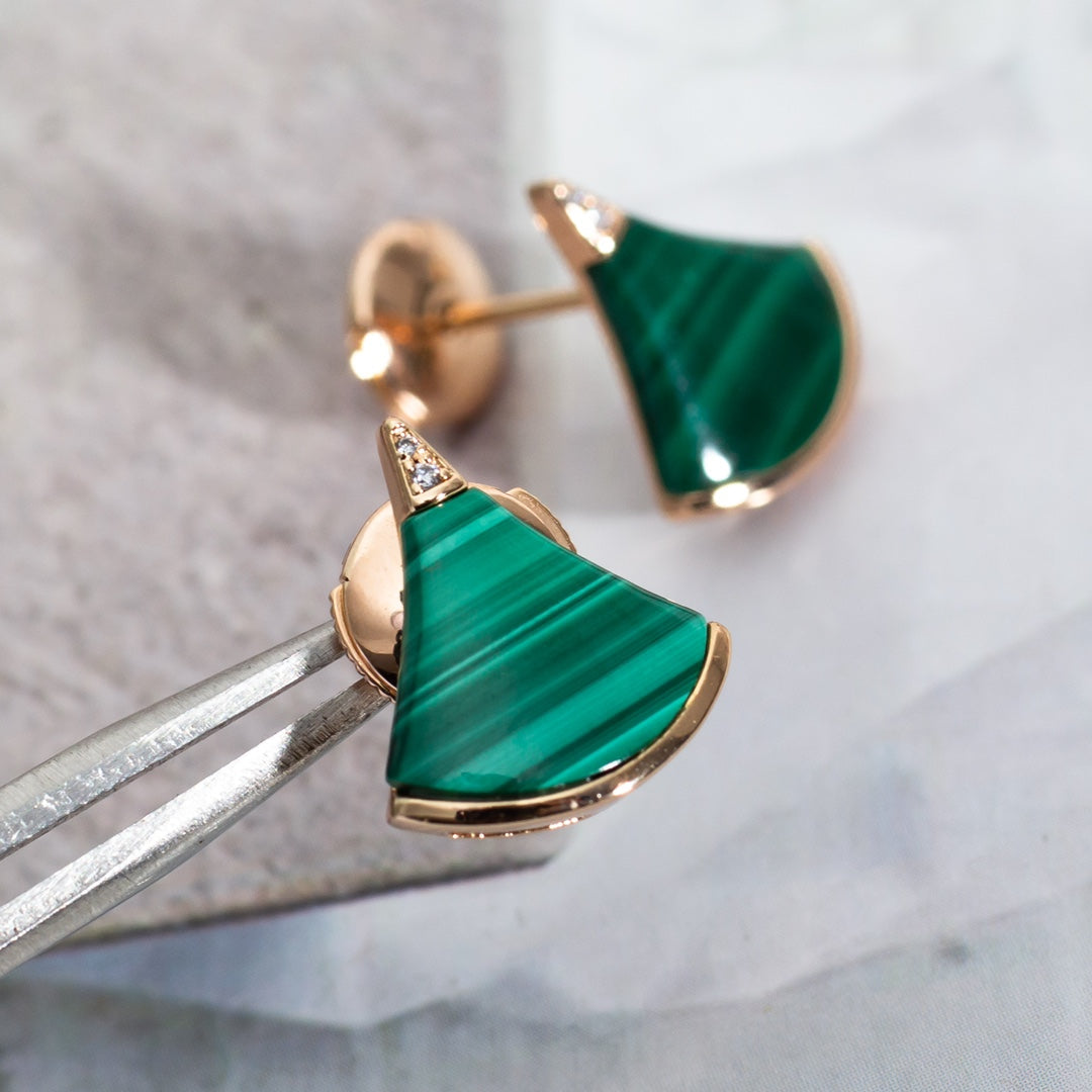 [BloomBling]DIVAS DREAM EARRINGS PINK GOLD