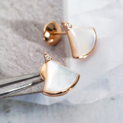 [BloomBling]DIVAS DREAM EARRINGS PINK GOLD