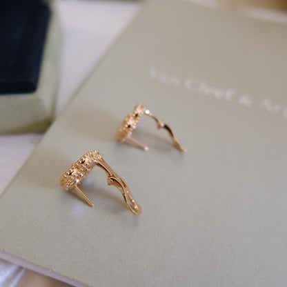 [BloomBling]LUCKY PINK GOLD WHITE MOP EARRINGS