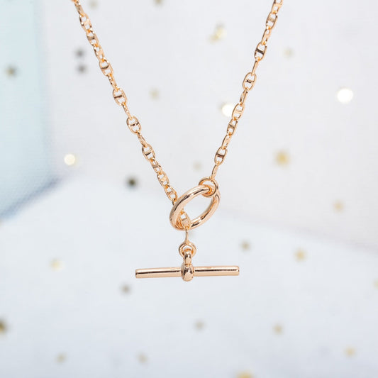 [BloomBling]ECHAPPEE NECKLACE PINK GOLD