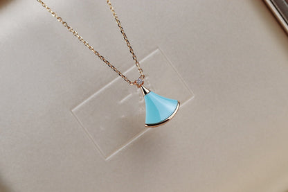 [BloomBling]DREAM NECKLACE TURQUOISE PINK GOLD
