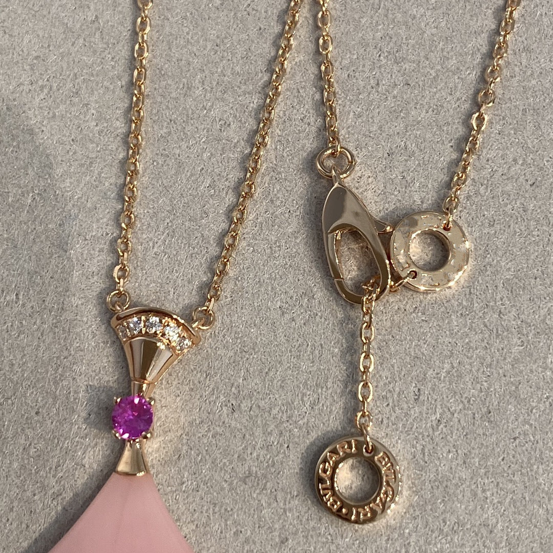 [BloomBling]DREAM NECKLACE PINK OPAL