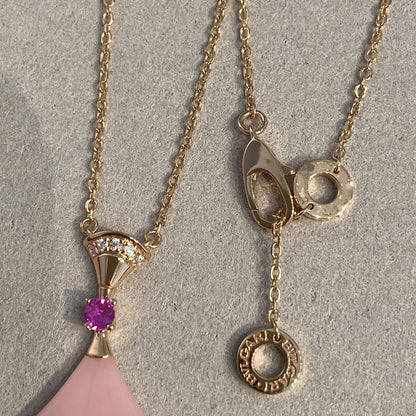 [BloomBling]DREAM NECKLACE PINK OPAL