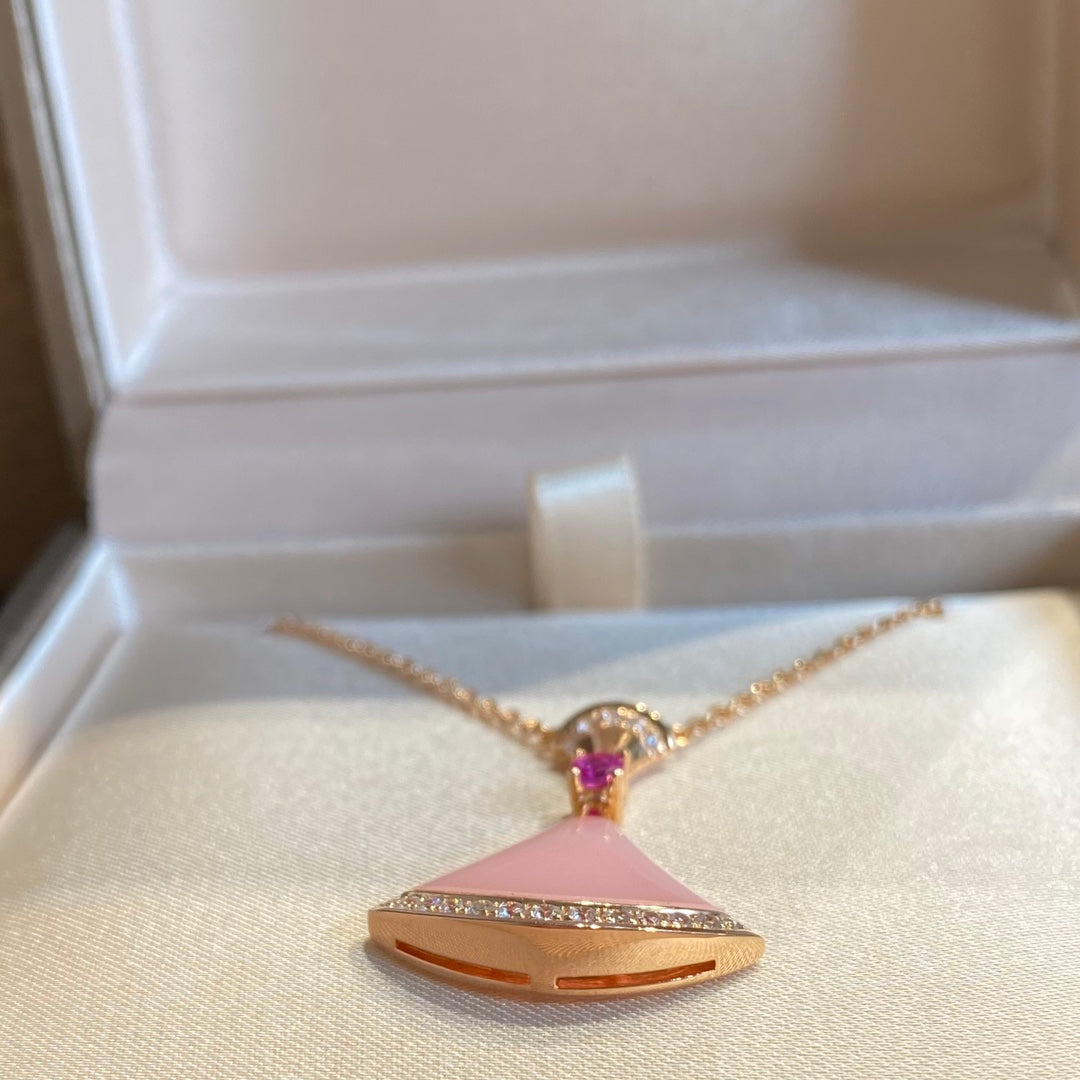 [BloomBling]DREAM NECKLACE PINK OPAL