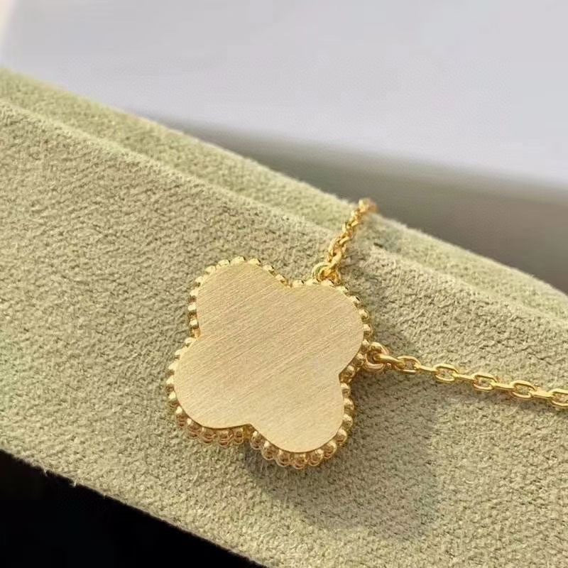 [BloomBling]CLOVER 15MM DIAMOND TURQUOISE NECKLACE