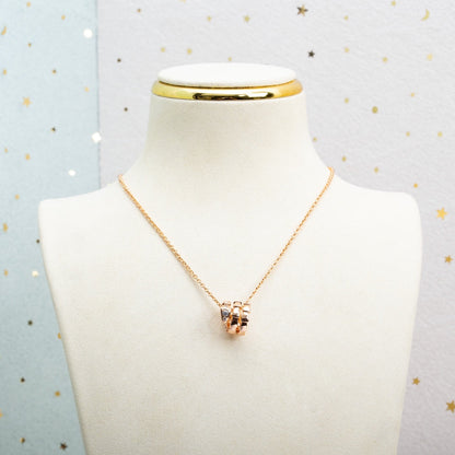 [BloomBling]SERPENTI PINK GOLD NECKLACE DIAMOND