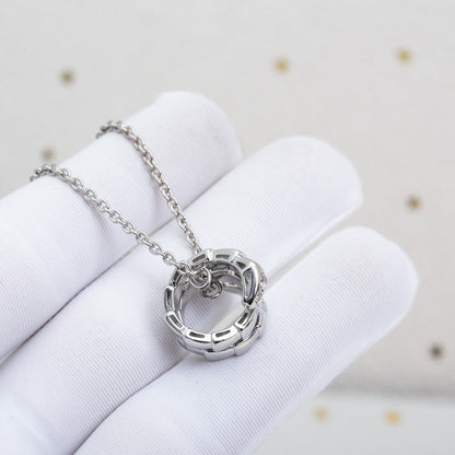 [BloomBling]SERPENTI SILVER NECKLACE DIAMOND