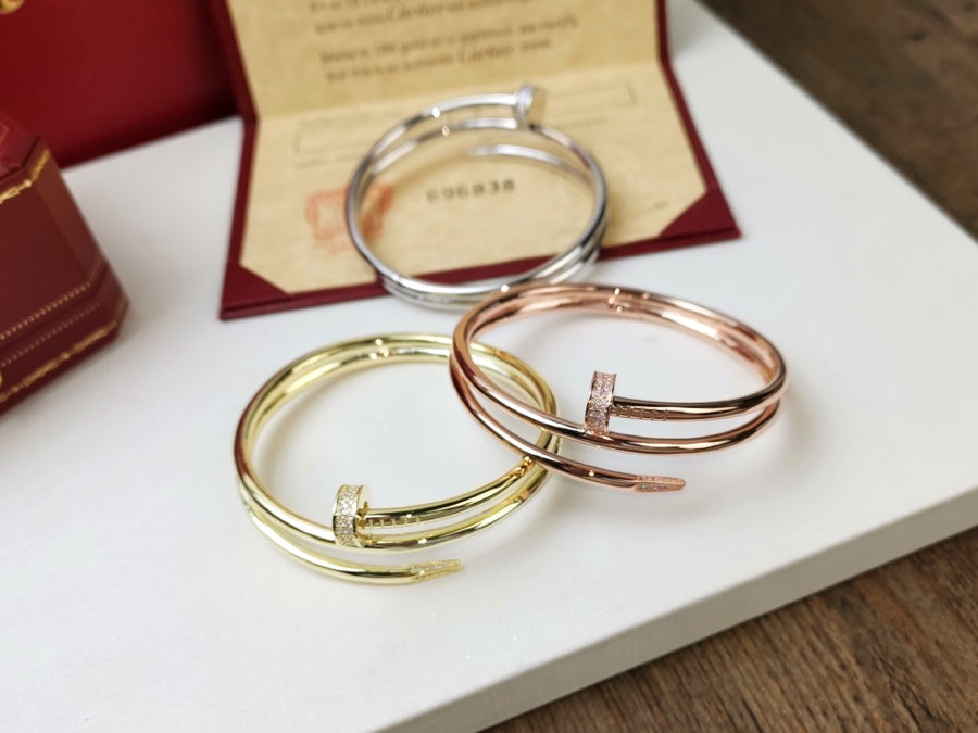 [BloomBling]JUSTE BRACELET 3.5MM DOUBLE ROW DIAMOND