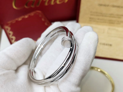 [BloomBling]JUSTE BRACELET 3.5MM DOUBLE ROW DIAMOND