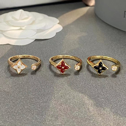 [BloomBling]STAR 1 DIAMOND OPEN RING