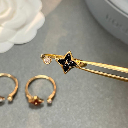 [BloomBling]STAR 1 DIAMOND OPEN RING