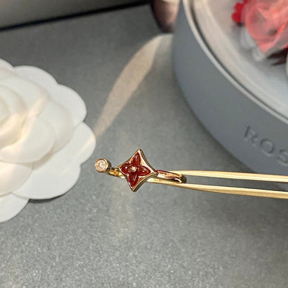 [BloomBling]STAR 1 DIAMOND OPEN RING