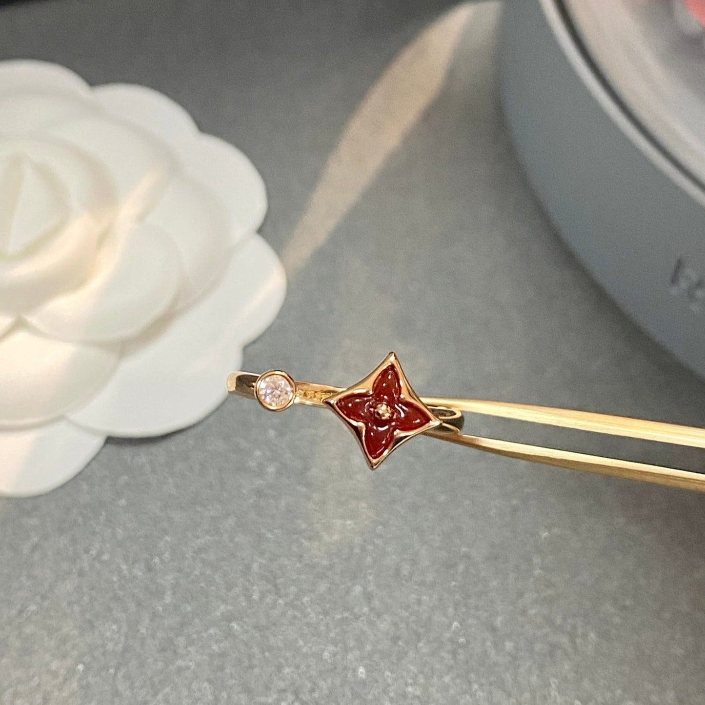 [BloomBling]STAR 1 DIAMOND OPEN RING