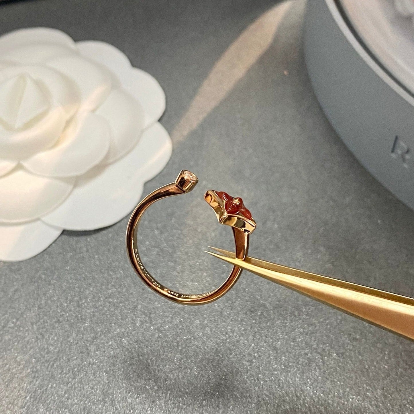 [BloomBling]STAR 1 DIAMOND OPEN RING