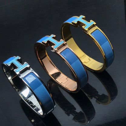 [BloomBling]H BRACELET BLUE RAINBOW CERAMIC