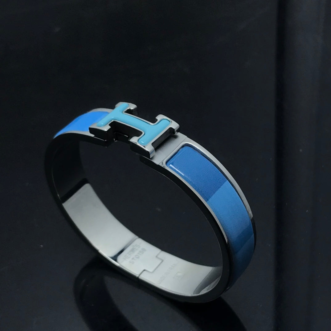 [BloomBling]H BRACELET BLUE RAINBOW CERAMIC