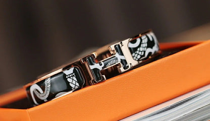 [BloomBling]H TARTAN BRACELET 12MM