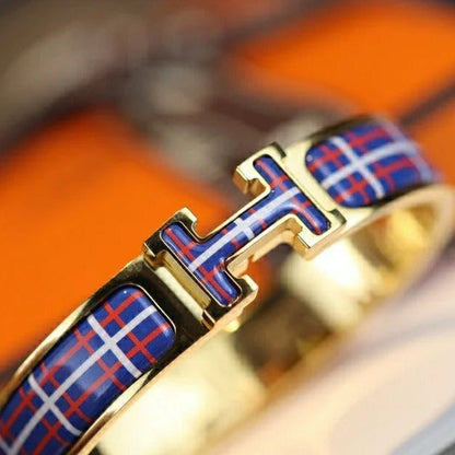 [BloomBling]H TARTAN BRACELET 12MM