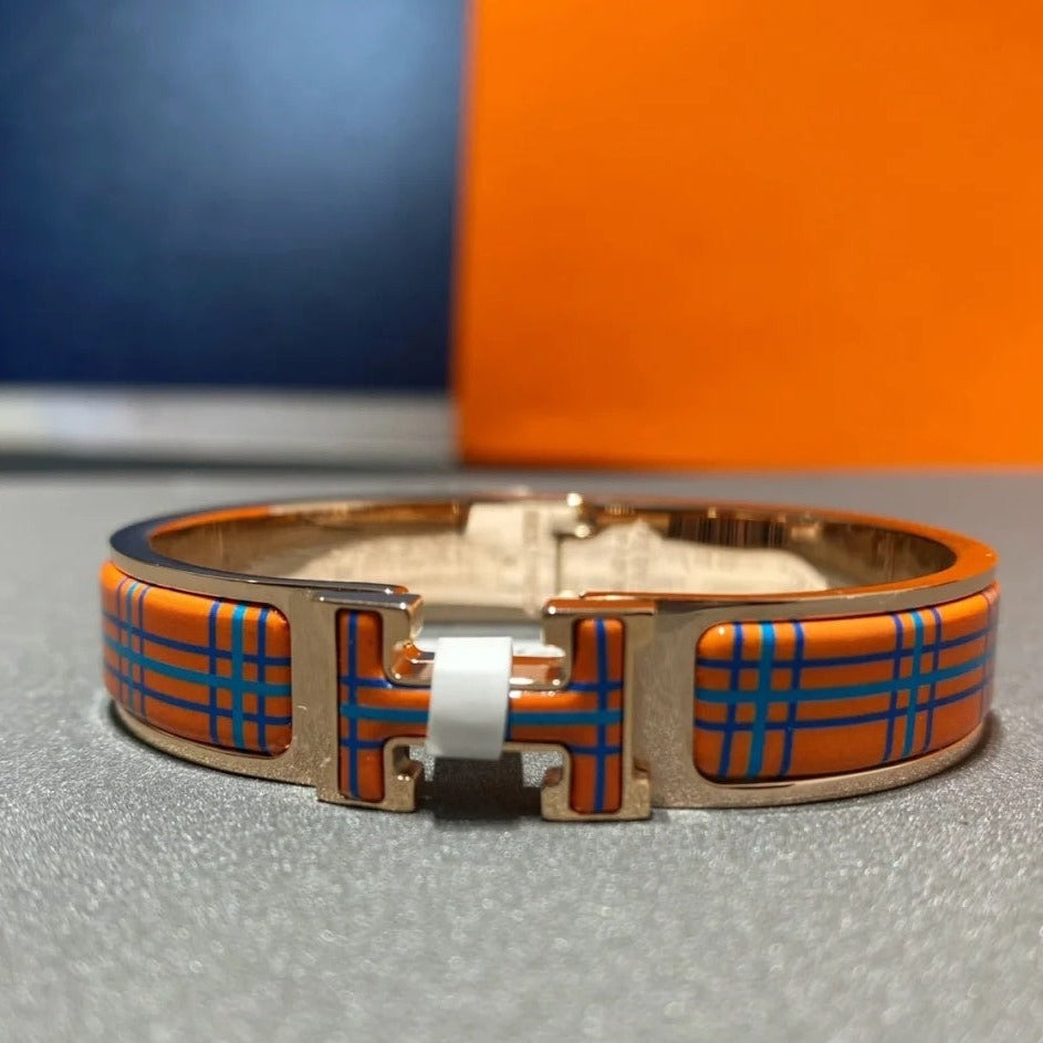 [BloomBling]H TARTAN BRACELET 12MM