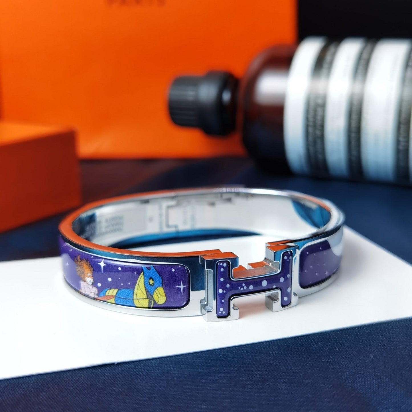 [BloomBling]H STAR AND MOON BRACELET 12MM