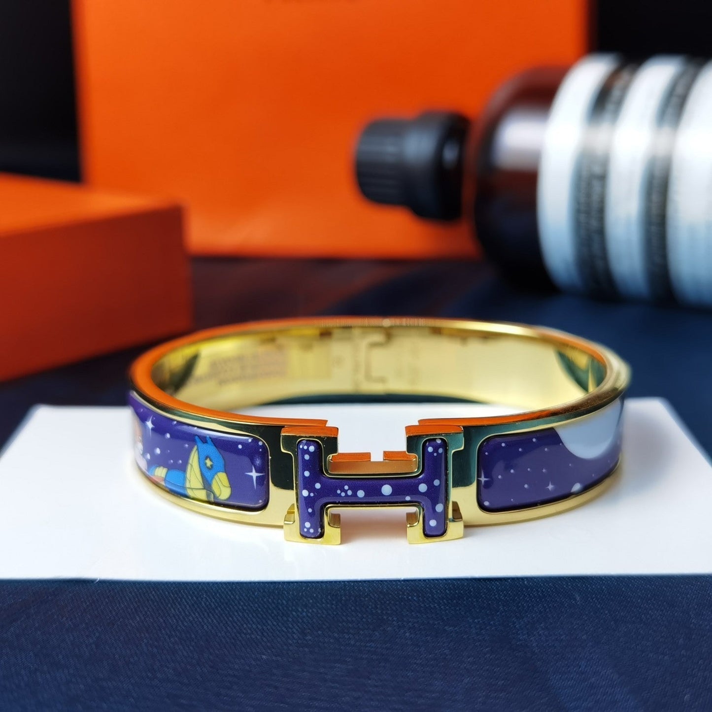 [BloomBling]H STAR AND MOON BRACELET 12MM