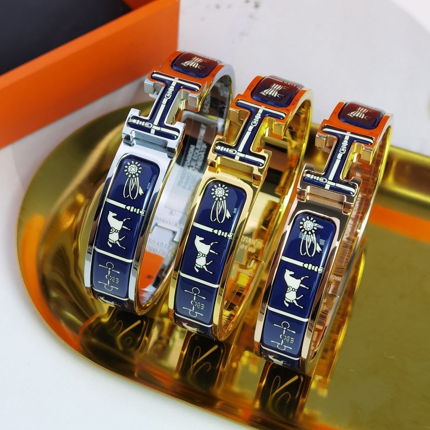 [BloomBling]H COUVERTURES DARK BLUE BRACELET