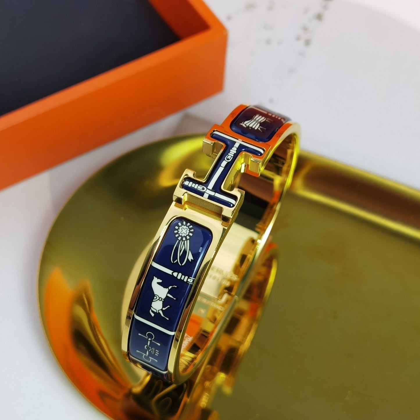 [BloomBling]H COUVERTURES DARK BLUE BRACELET
