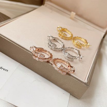 [BloomBling]SERPENTI EARRINGS DIAMOND