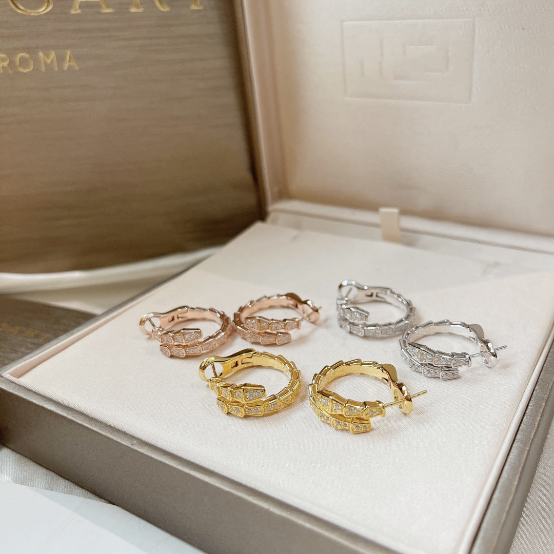 [BloomBling]SERPENTI EARRINGS DIAMOND