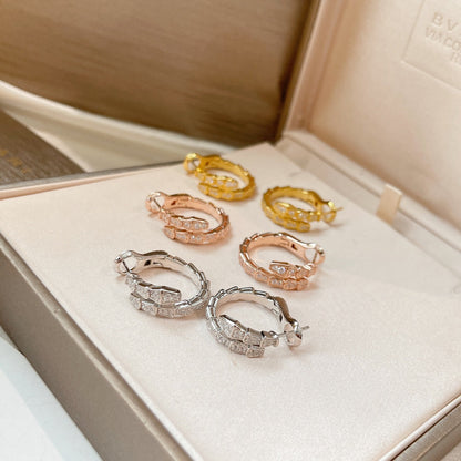 [BloomBling]SERPENTI EARRINGS DIAMOND