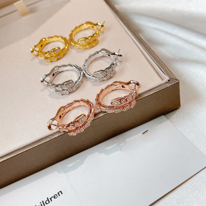[BloomBling]SERPENTI EARRINGS DIAMOND