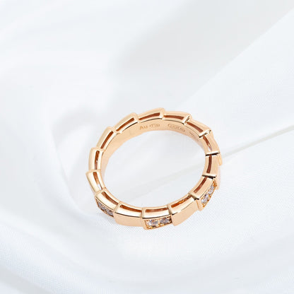 [BloomBling]SERPENTI RING PINK GOLD  3MM