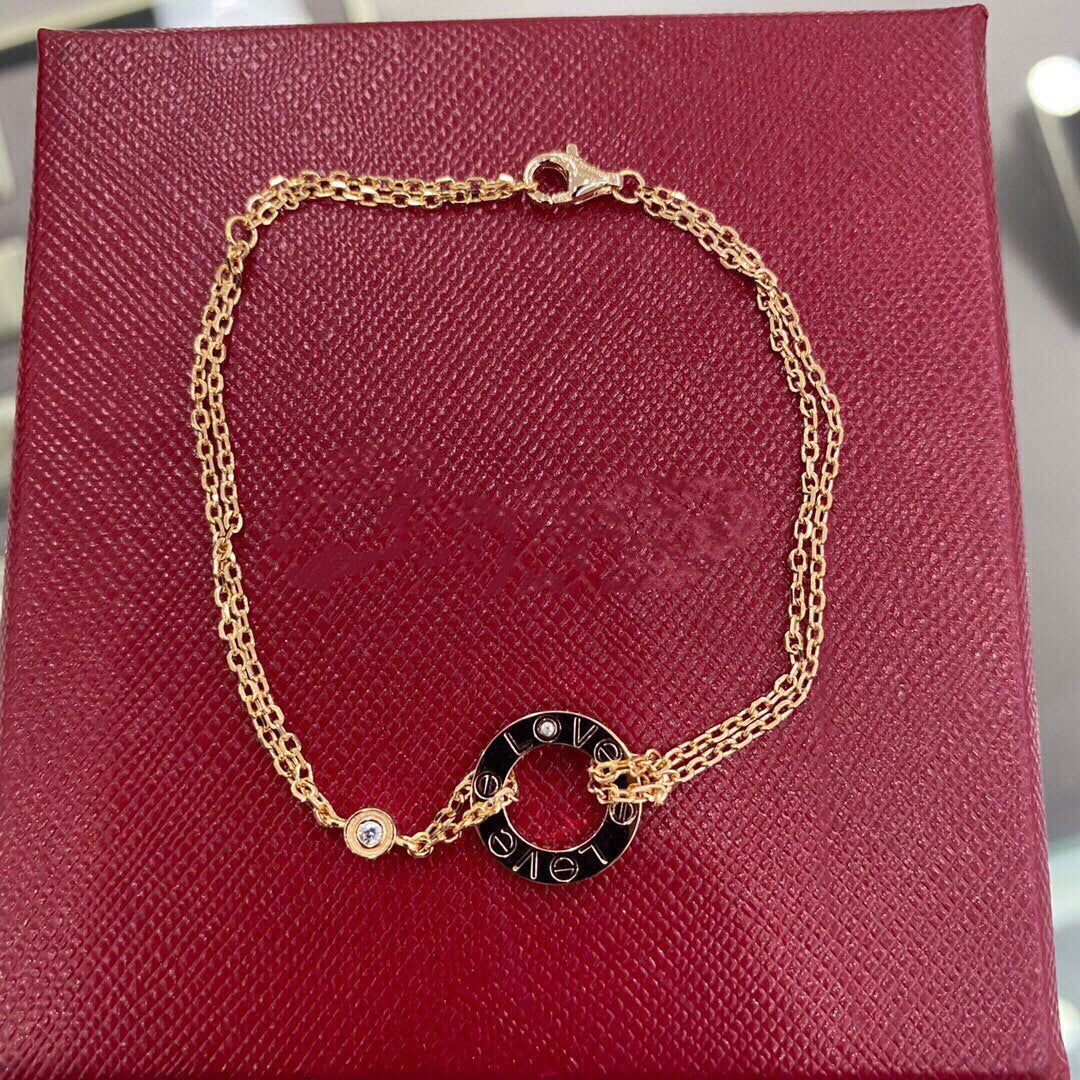 [BloomBling]LOVE BRACELET 2 DIAMOND