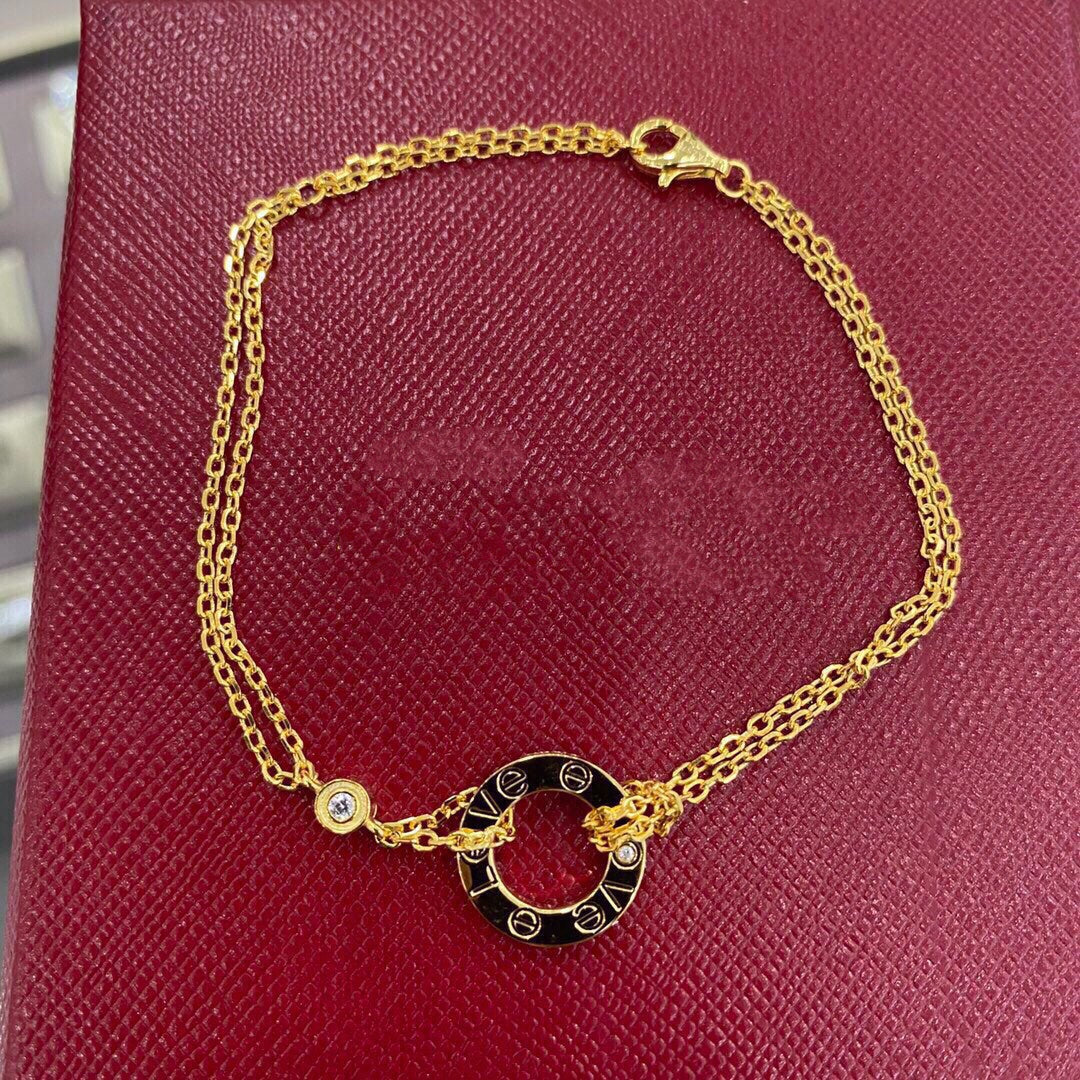 [BloomBling]LOVE BRACELET 2 DIAMOND