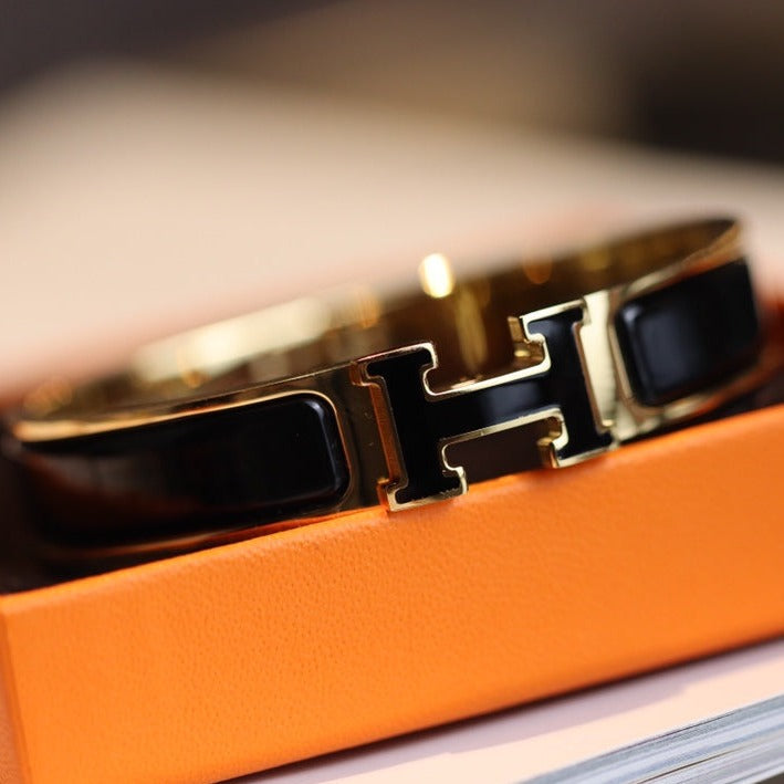 [BloomBling]H BRACELET 12MM GOLD