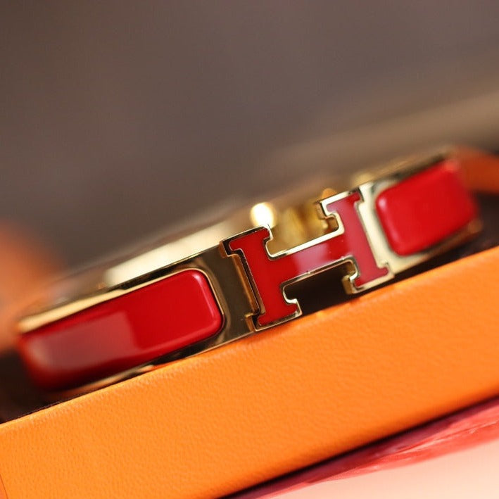[BloomBling]H BRACELET 12MM GOLD