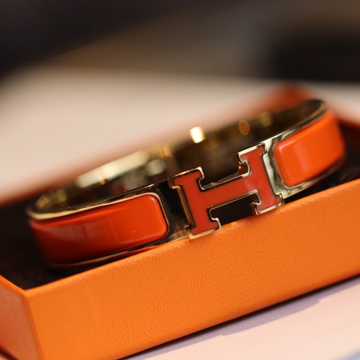 [BloomBling]H BRACELET 12MM GOLD