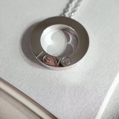 [BloomBling]LOVE NECKLACE ADJUSTABLE SILVER