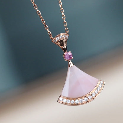 [BloomBling]DREAM NECKLACE PINK MOP DIAMOND